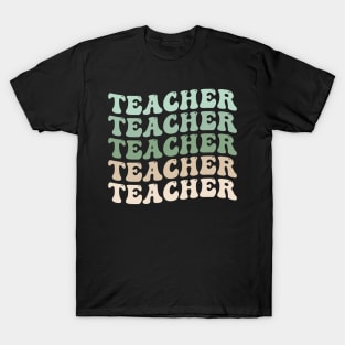 Retro teacher appreciation gifts T-Shirt